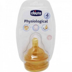 chicco-tetina-fisiologica-caucho-flujo-rapido-3-meses