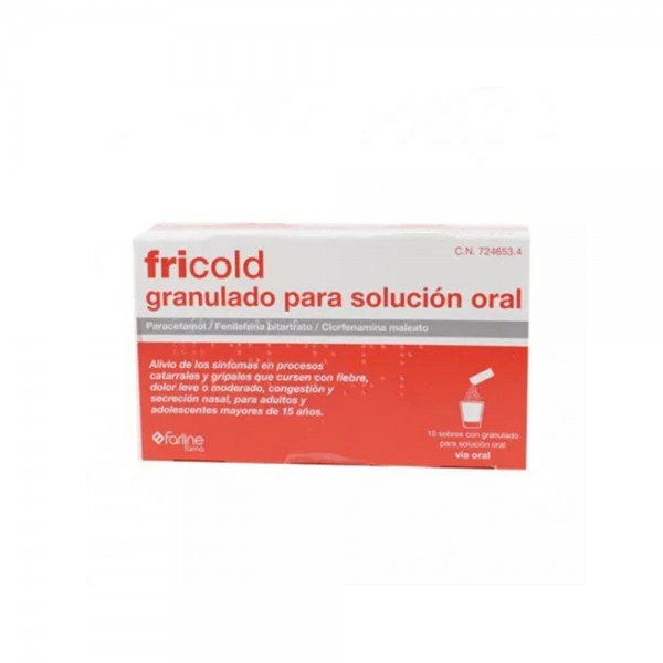 FRICOLD GRANULADO PARA SOLUCION ORAL