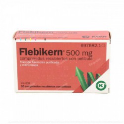 FLEBIKERN 500 mg COMPRIMIDOS RECUBIERTOS CON PELICULA, 30...