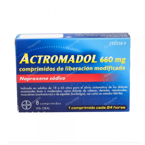 ACTROMADOL 660 MG COMPRIMIDOS DE LIBERACIÓN...