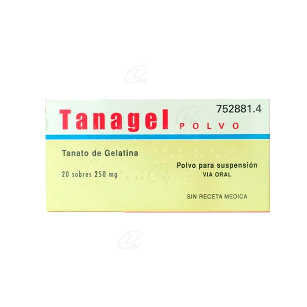 TANAGEL 250 mg POLVO PARA SUSPENSION ORAL, 20...