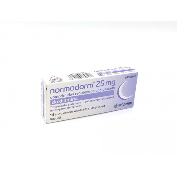 NORMODORM 25 mg COMPRIMIDOS RECUBIERTOS CON...