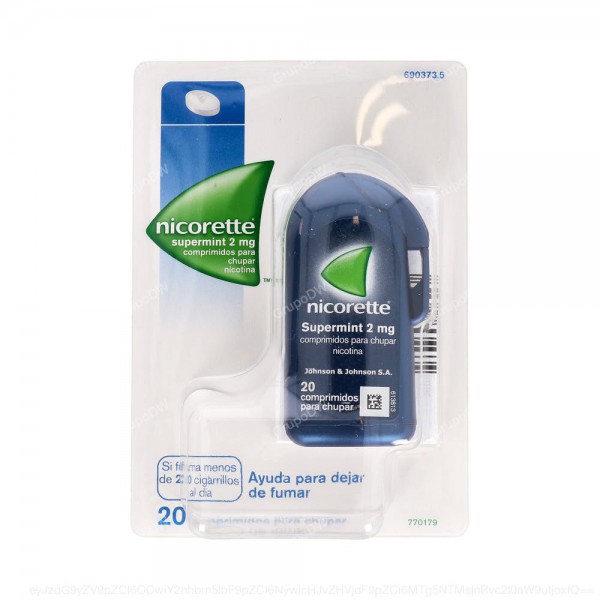 NICORETTE SUPERMINT 2 mg COMPRIMIDOS PARA...