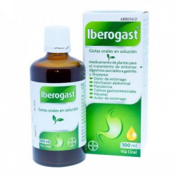 IBEROGAST GOTAS ORALES EN SOLUCION, 1 frasco de 100 ml