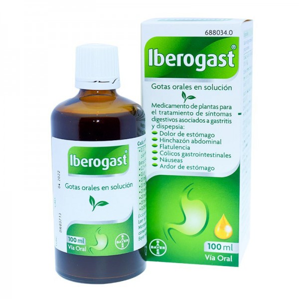 IBEROGAST GOTAS ORALES EN SOLUCION, 1 frasco de...