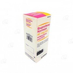 IBUPROFENO NORMON 40 mg/ml SUSPENSION ORAL EFG 150 ml