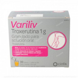 VARILIV TROXERUTINA 1 g GRANULADO PARA SOLUCION ORAL, 30...