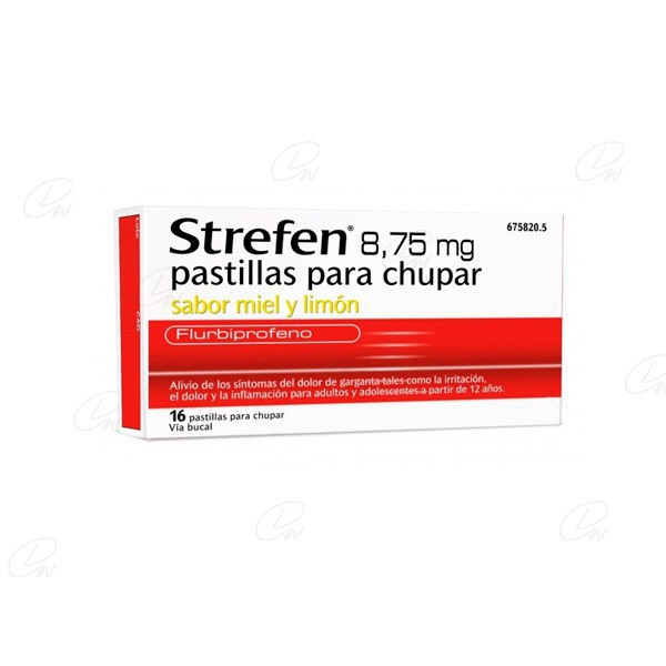 STREFEN 8,75 mg PASTILLAS PARA CHUPAR SABOR...