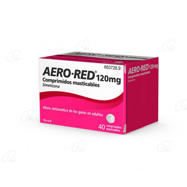 AERO-RED 120 mg COMPRIMIDOS MASTICABLES, 40...