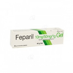 FEPARIL 10mg/g + 50mg/g GEL, 1 tubo de 40 g