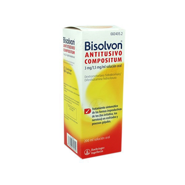 BISOLVON ANTITUSIVO COMPOSITUM 3 mg/ml + 1,5...