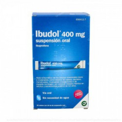 IBUDOL 400 mg SUSPENSION ORAL, 20 sobres