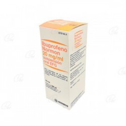 IBUPROFENO NORMON 20 mg/ml SUSPENSION ORAL EFG 200 ml