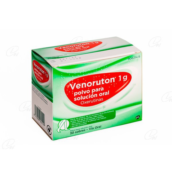 VENORUTON 1 g POLVO PARA SOLUCION ORAL, 30 sobres