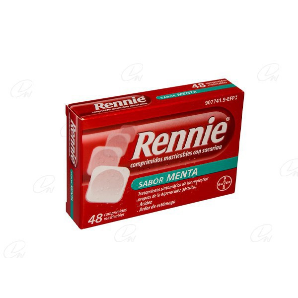 RENNIE 680 mg/80 mg COMPRIMIDOS MASTICABLES CON...