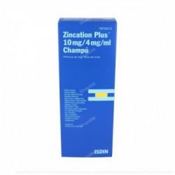 ZINCATION PLUS 10 mg/4 mg/ml CHAMPU, 1 frasco de 500 ml