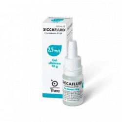 SICCAFLUID 2,5 mg/g GEL OFTALMICO, 1 tubo de 10 g