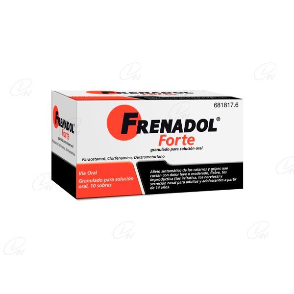 FRENADOL FORTE GRANULADO PARA SOLUCION ORAL, 10...