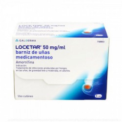 LOCETAR 50 mg/ml BARNIZ DE UÑAS MEDICAMENTOSO