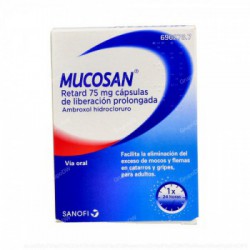 MUCOSAN RETARD 75 mg CAPSULAS DE LIBERACION PROLONGADA,...