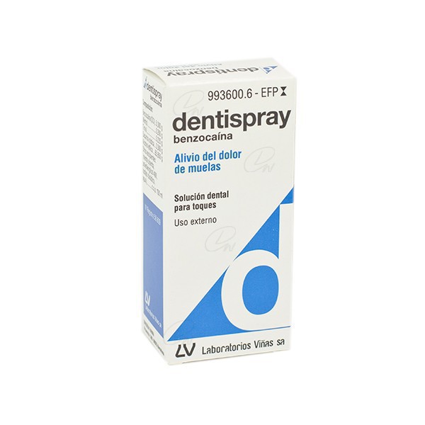 DENTISPRAY 50 mg/ml  SOLUCION DENTAL, 1 frasco...