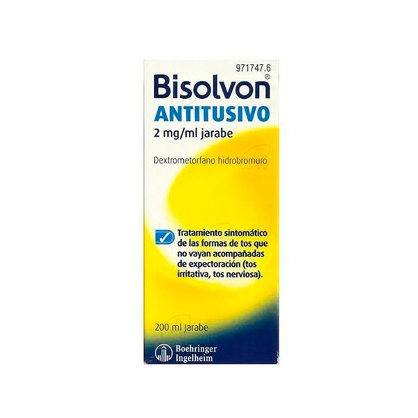 BISOLVON ANTITUSIVO 2 mg/ ml JARABE, 1 frasco...