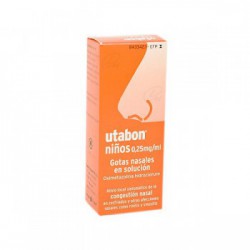UTABON NIÑOS 0,25 mg/ml GOTAS NASALES EN SOLUCION, 1...