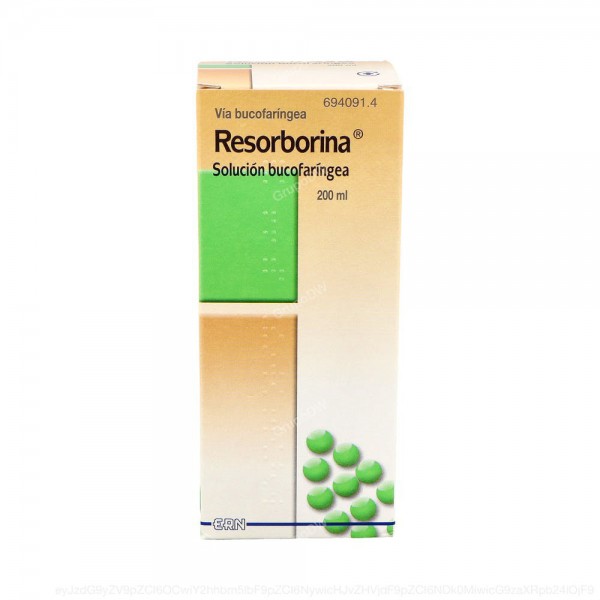 RESORBORINA SOLUCION, 1 frasco de 200 ml