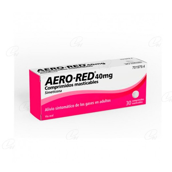 AERO RED 40 mg COMPRIMIDOS MASTICABLES, 30...