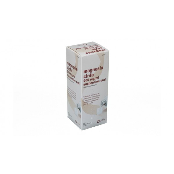 MAGNESIA CINFA 200 mg/ ml SUSPENSION ORAL, 1...