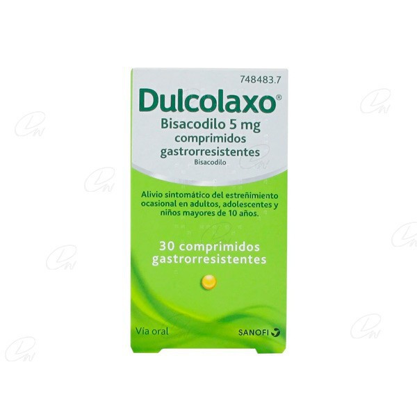DULCOLAXO BISACODILO 5 mg COMPRIMIDOS...