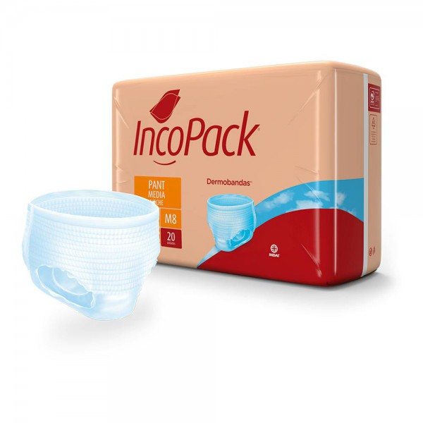 Incopack Pant Talla Media Noche Caja 80...