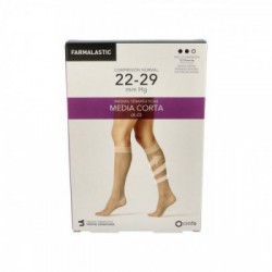 MEDIA FARMAL COR NOR C/PUNT BEIGE T/EG 2 UN