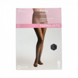 Panty Farmal Lig-40 C/Punt Negro T/M 22-23 Cm 1 Un