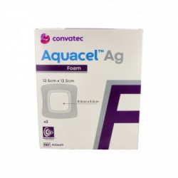 Aquacel Ag Foam Adh 12,5X12,5Cm 3 Apos/Ca