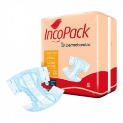 Incopack Elástico Talla Media Supernoche Caja 80 Absorbentes