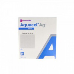 Aquacel Ag +Extra Hidrofiber 15X14,5Cm 3U