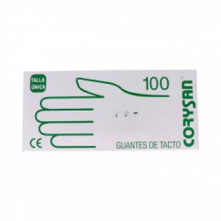 Guantes Plast Corysan Tacto 100 Un