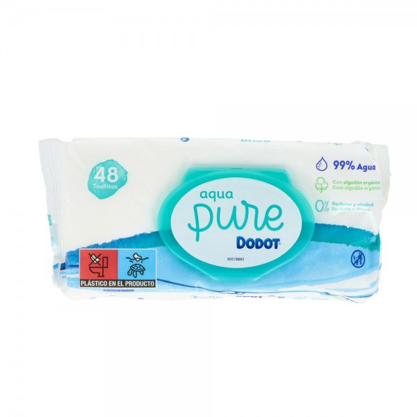 Toallitas Dodot Aqua Pure 48 Uds Tapita