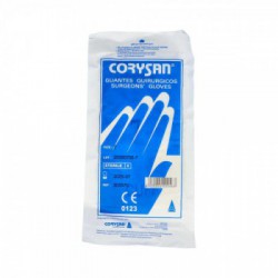 Guantes Cirugia Corysan Latex Blanco S/Polvo Est T/7 2 Un